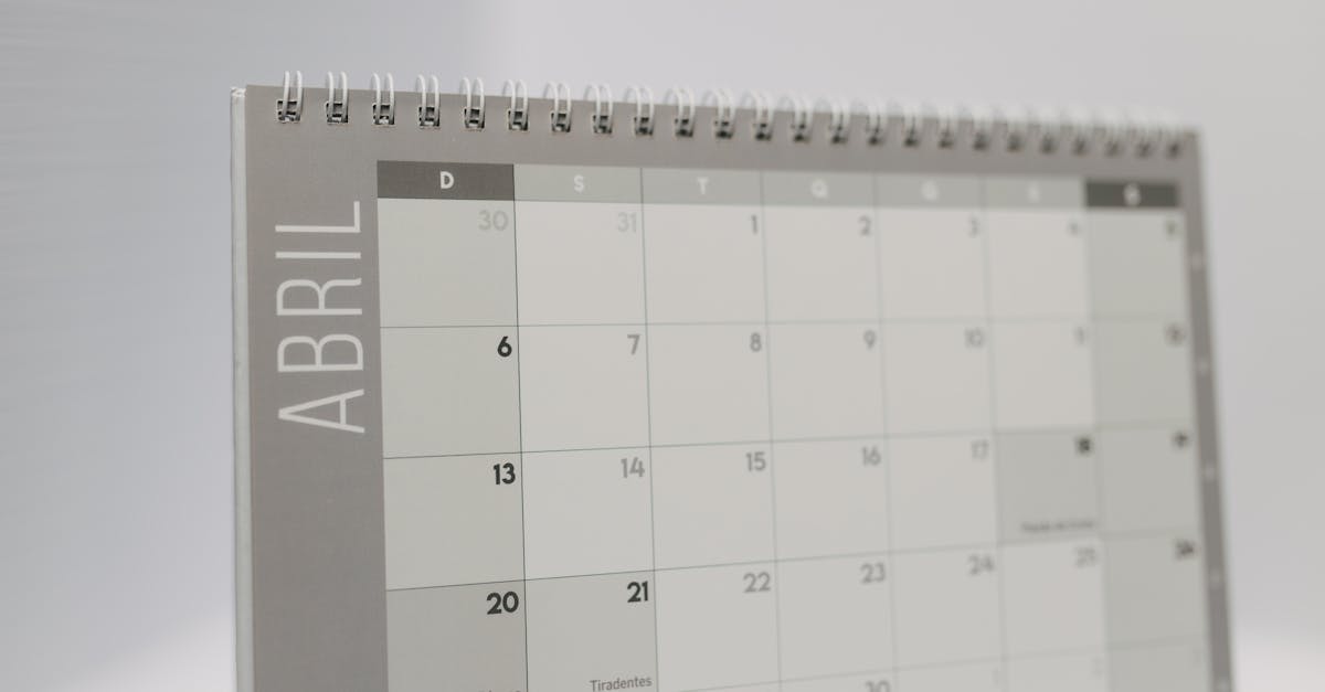 Exam countdown calendar with revision blocks planned
