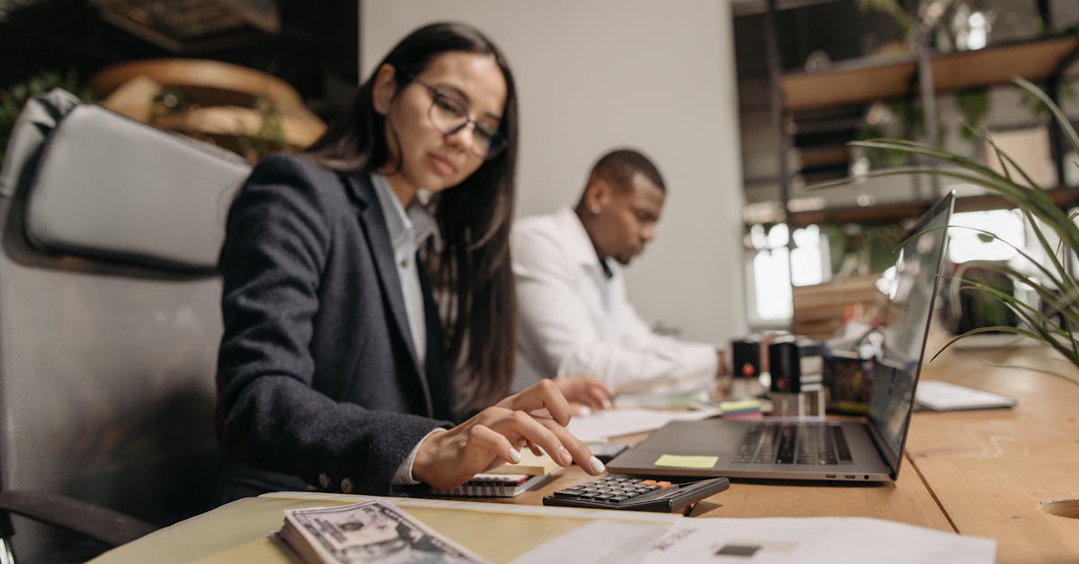 Company accounts showing pension contribution deduction